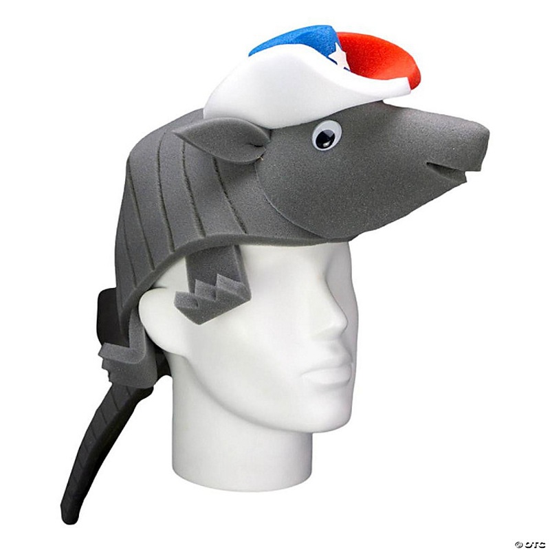 Foam Party Hats Texas Armadillo Hat - Photo Booth Prop - Party Favors -Halloween - Crazy Hat Day