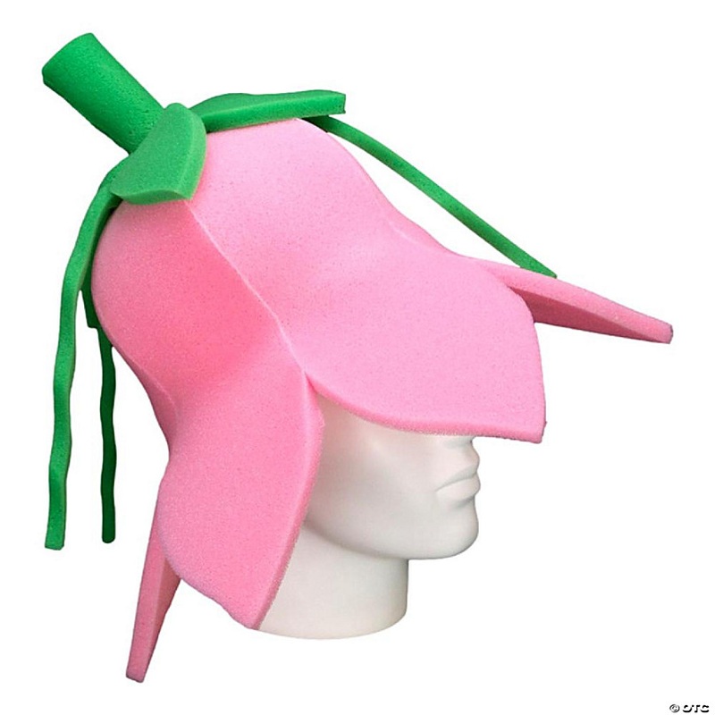 Foam Party Hats Trumpet Flower Hat - Photo Booth Prop - Party Favors -Halloween - Crazy Hat Day