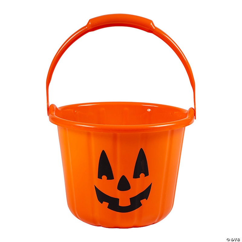Light-Up Jack-O'-Lantern BPA-Free Plastic Trick-or-Treat Bucket