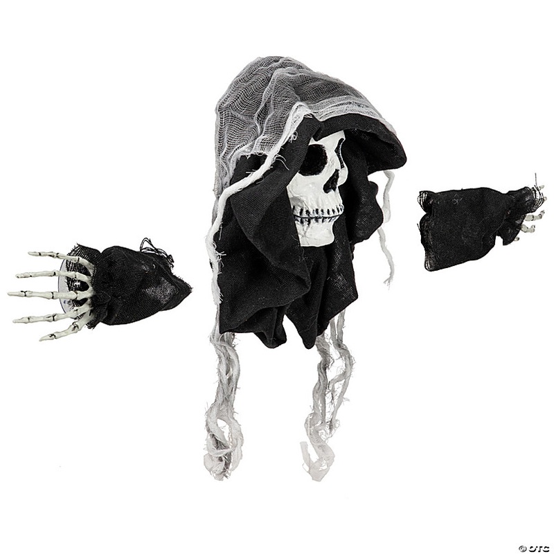 10 Spooky Skeleton 3-D Halloween Window Decoration