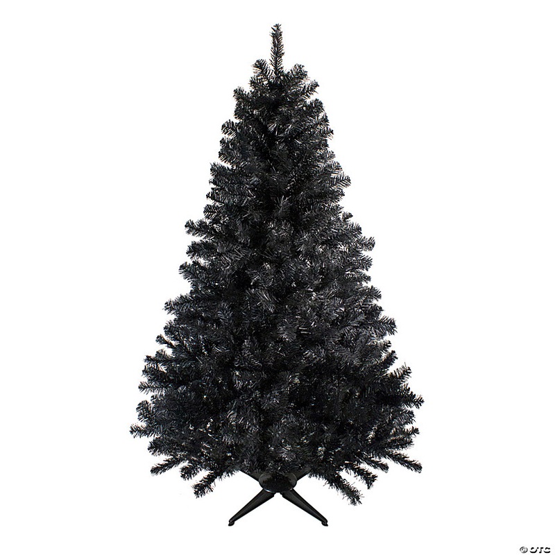 6' Black Colorado Spruce Artificial Halloween Tree - Unlit