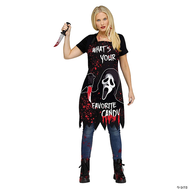 Adults Scream Ghostface Horror Apron Costume Accessory