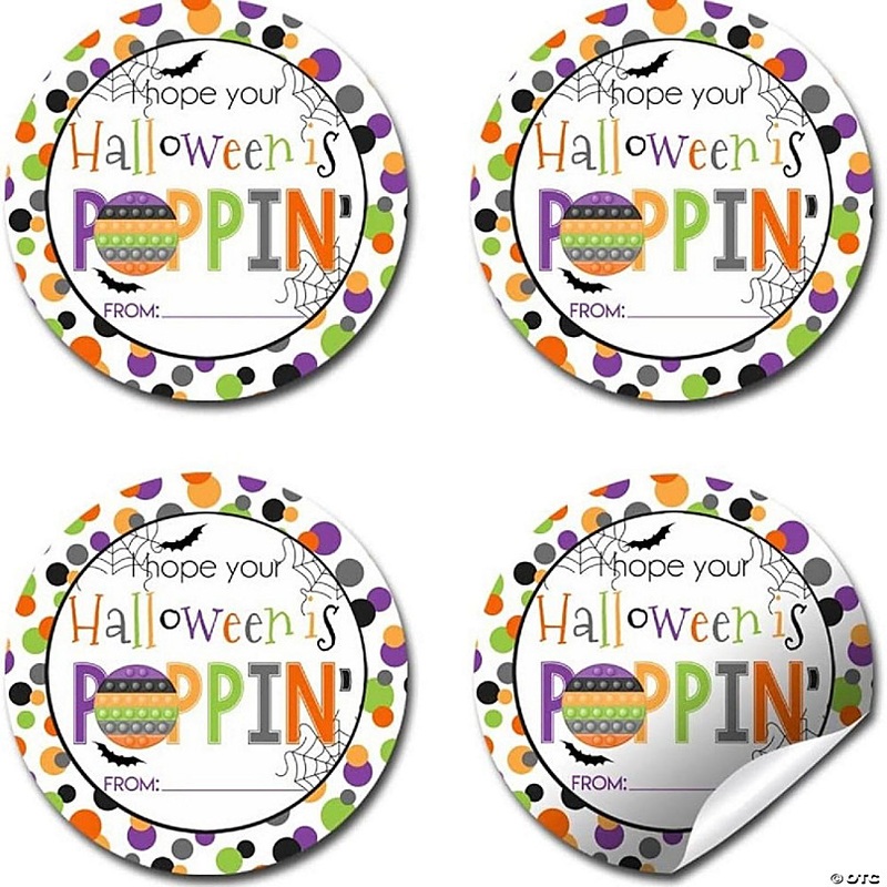 AmandaCreation Pop It Halloween Envelope Seals 40pc.