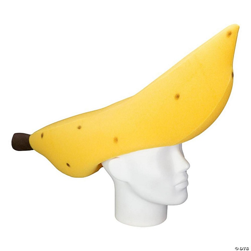 Foam Party Hats Banana Hat - Photo Booth Prop - Party Favors -Halloween - Crazy Hat Day