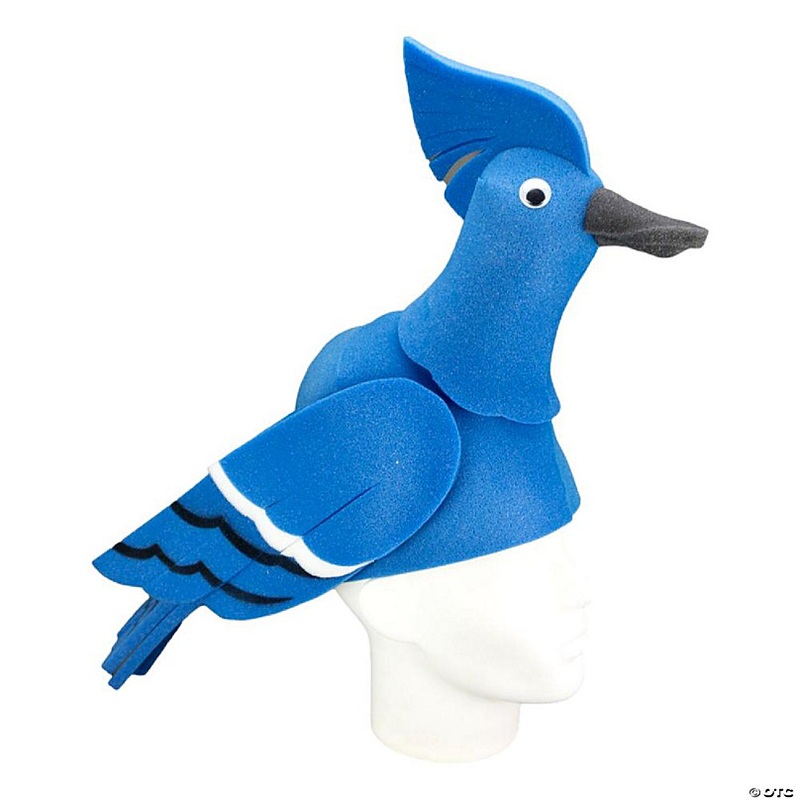 Foam Party Hats Blue Jay Hat - Photo Booth Prop - Party Favors -Halloween - Crazy Hat Day