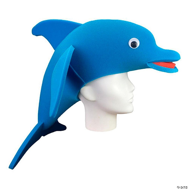 Foam Party Hats Dolphin Hat - Photo Booth Prop - Party Favors -Halloween - Crazy Hat Day