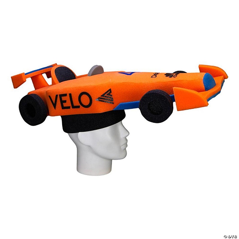 Foam Party Hats F1 Car Hat - Photo Booth Prop - Party Favors -Halloween - Crazy Hat Day