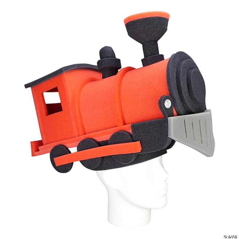 Foam Party Hats Giant Train Hat - Photo Booth Prop - Party Favors -Halloween - Crazy Hat Day