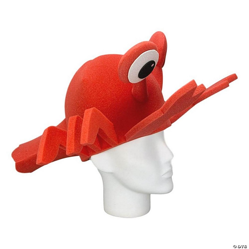 Foam Party Hats Lobster Hat - Photo Booth Prop - Party Favors -Halloween - Crazy Hat Day