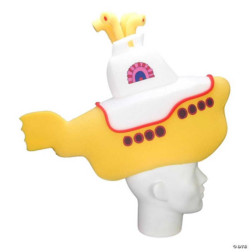 Foam Party Hats Yellow Submarine Hat - Photo Booth Prop - Party Favors -Halloween - Crazy Hat Day