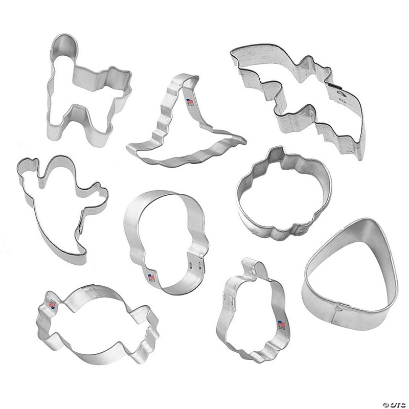 Mini Halloween 9 Piece Cookie Cutter Set