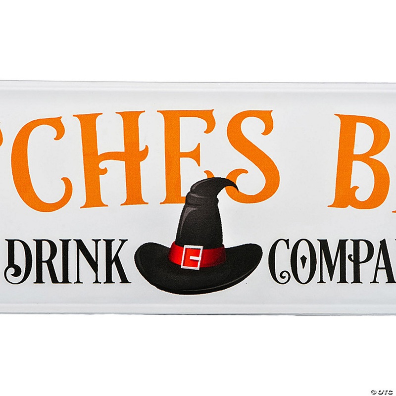 National Tree Company 31 in. Halloween Witches Brew Metal Wall Sign