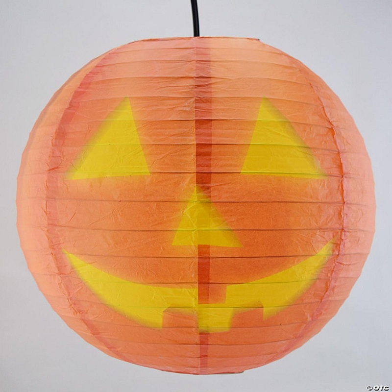 PaperLanternStore 14 Jack-O-Lantern Pumpkin Halloween Paper Lantern, Design by Esper