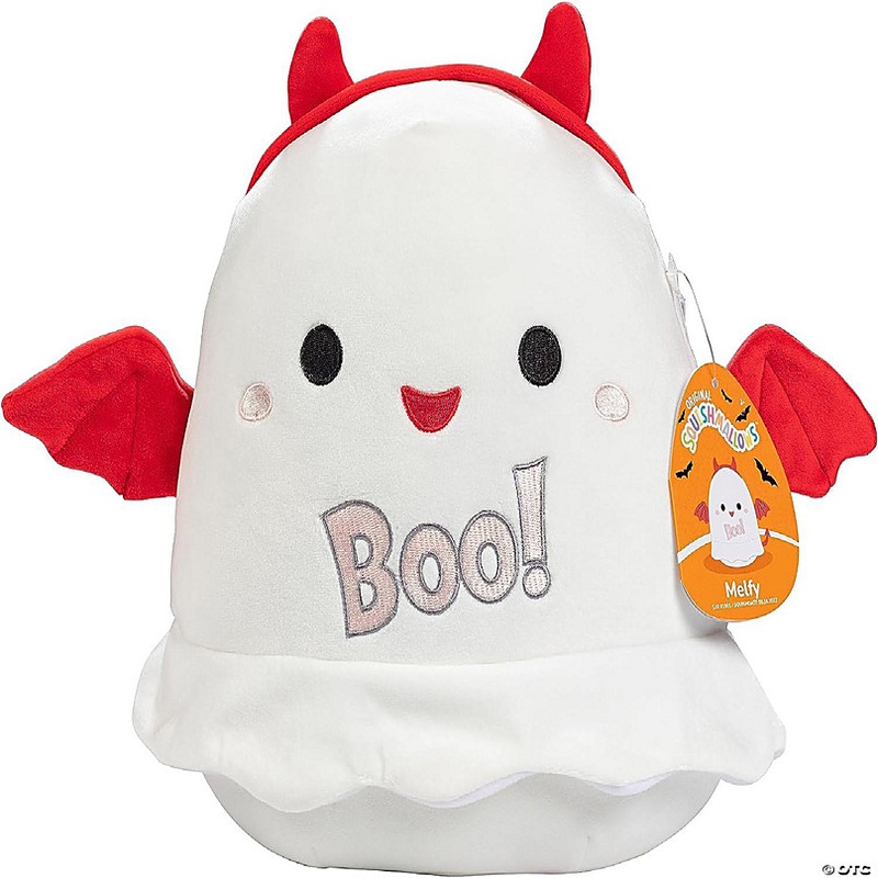 Squishmallows 10 Ghost Devil -  Halloween Plush - Collectible Soft & Squishy Stuffed Animal Toy - Add to Your Squad - Gift for Kids