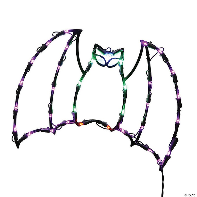 Vickerman 16 Bat Wire Silhouette with LED Lights Halloween Lighted Decor