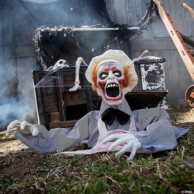 18 Animated Crazy Chef Groundbreaker Halloween Decoration