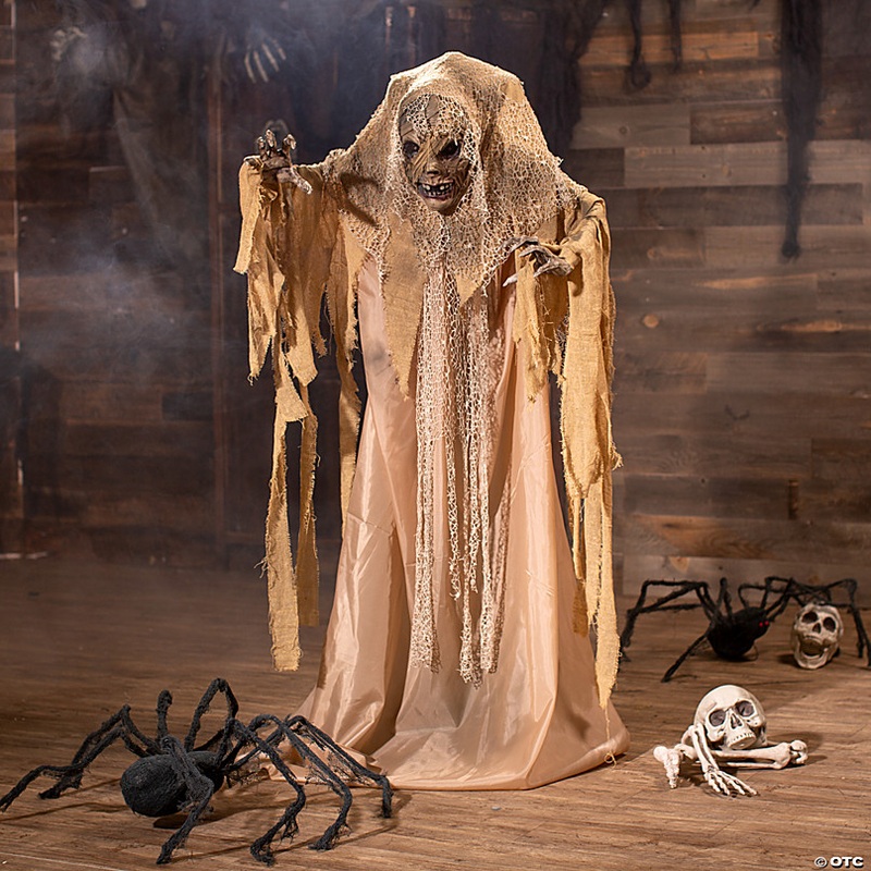 5' Animated Shaking Mummy Standing Halloween Decoration