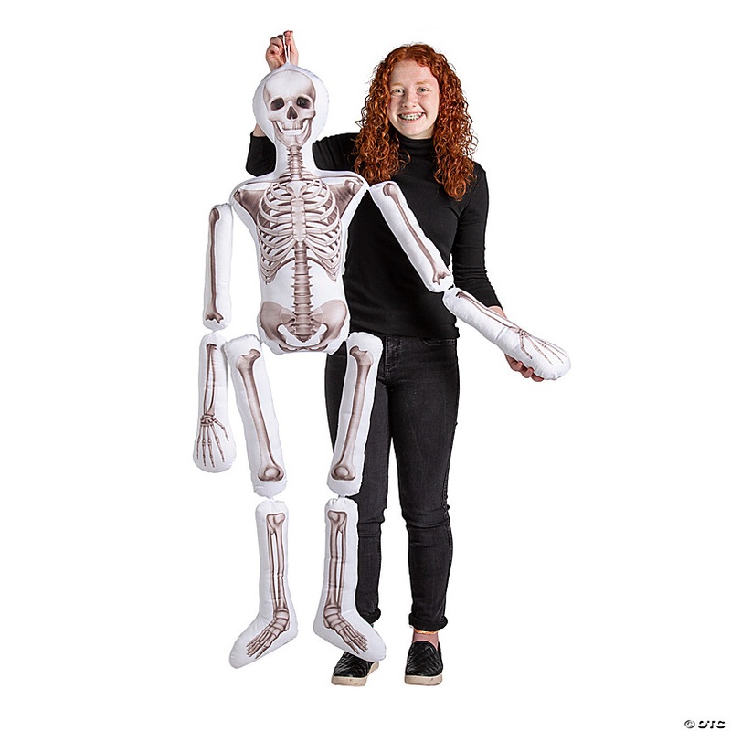 5 Ft. Halloween Stuffed Skeleton Pillow Halloween Decoration