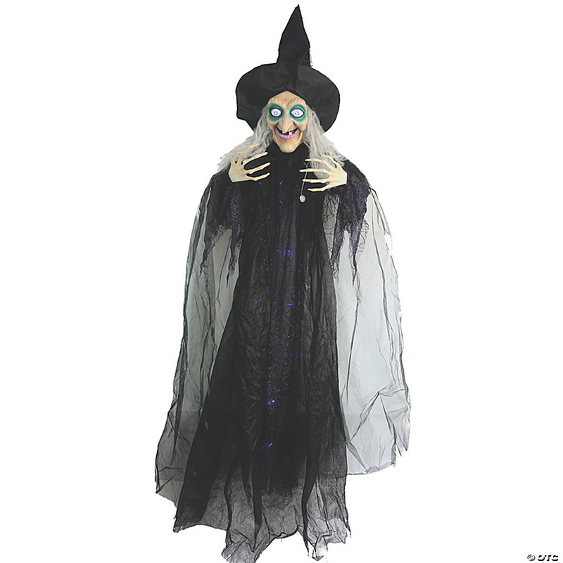 72 Animated Hanging Witch Halloween Decoration