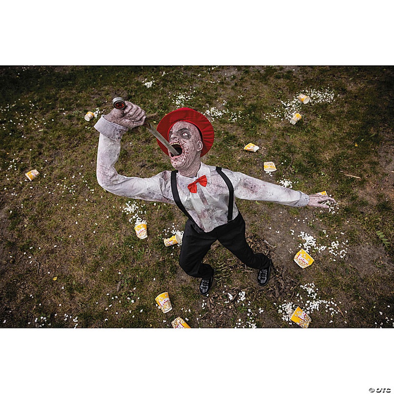 72 Sword Swallower Animated Halloween Prop