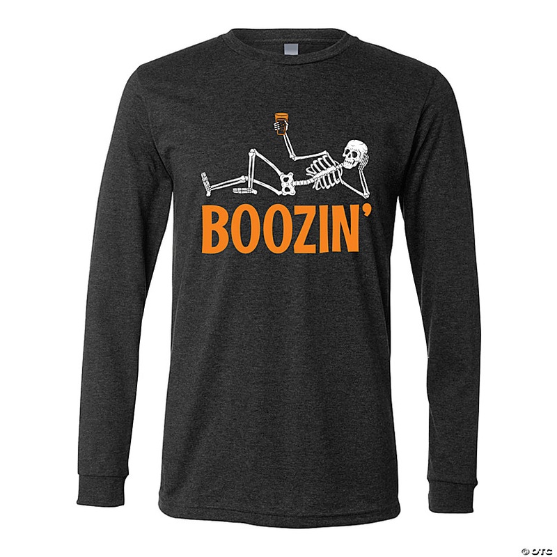 Boozin Skeleton Adults T-Shirt