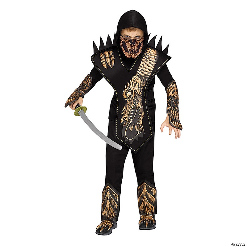 Boy's Skull Dragon Ninja Costume