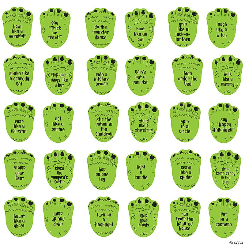 Halloween Monster Feet Musical Game