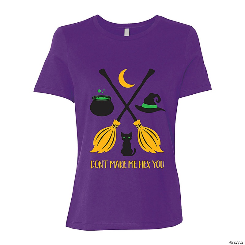 Halloween Witch Hex Womens T-Shirt