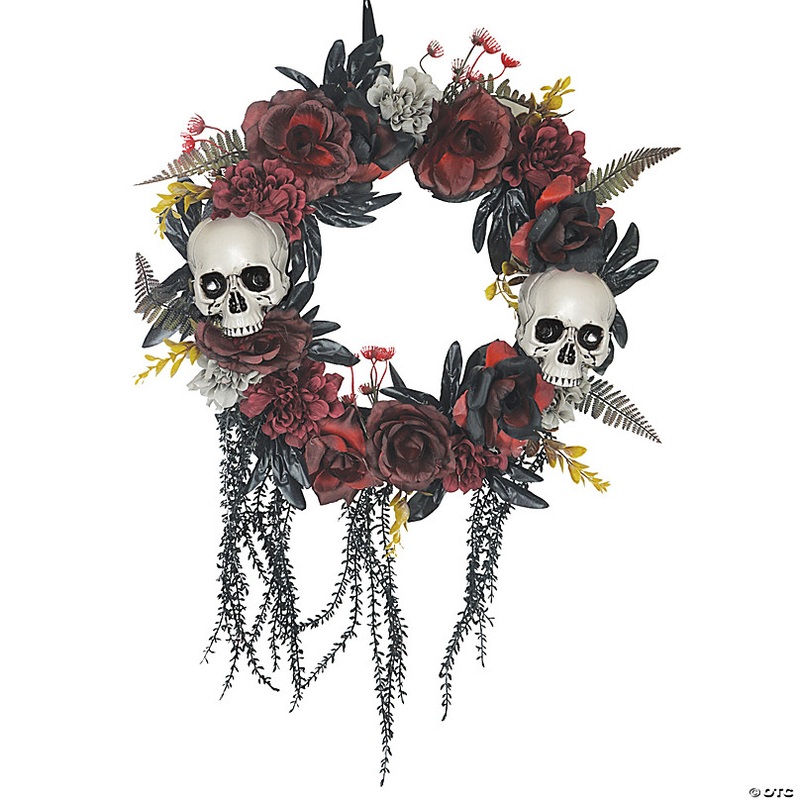 15 Wreath Skull Roses