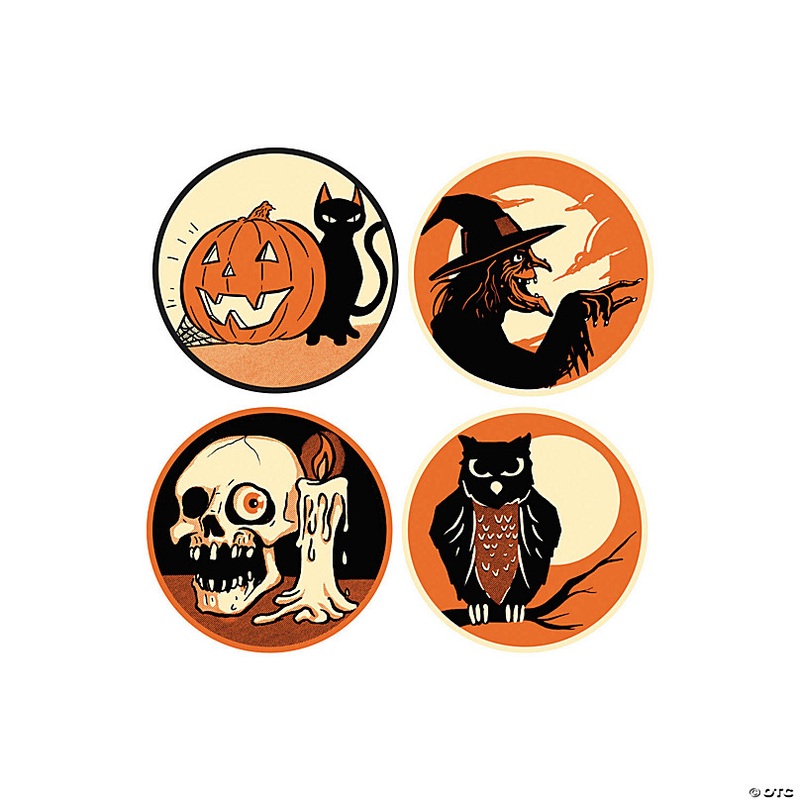 3 Classic Halloween Characters PVC Sticker Pack