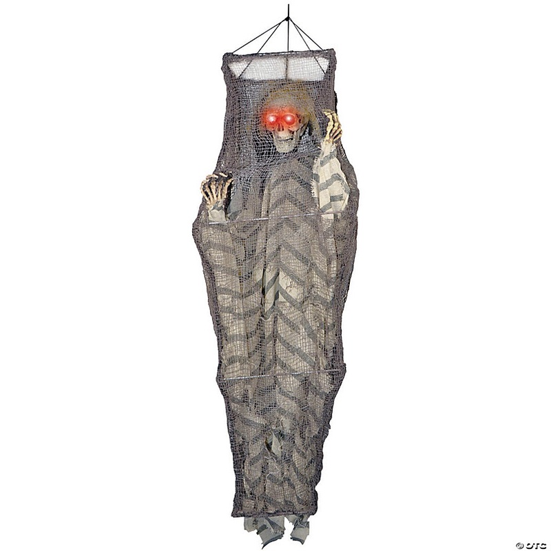 41 Shaking Reaper in a Cage Halloween Decoration