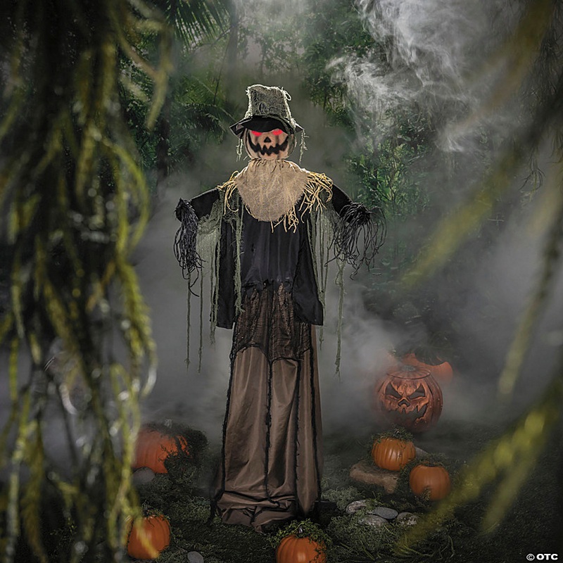 5 Ft. 10 3/4 Animated Rising Scarecrow Halloween Decoration