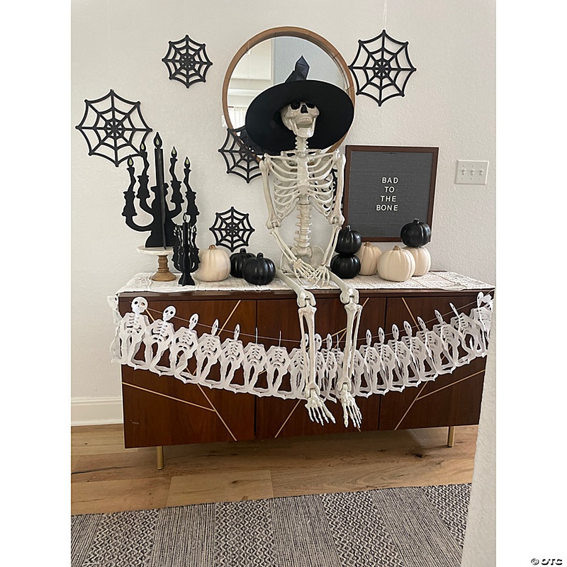 5 White Foam Craft Pumpkin