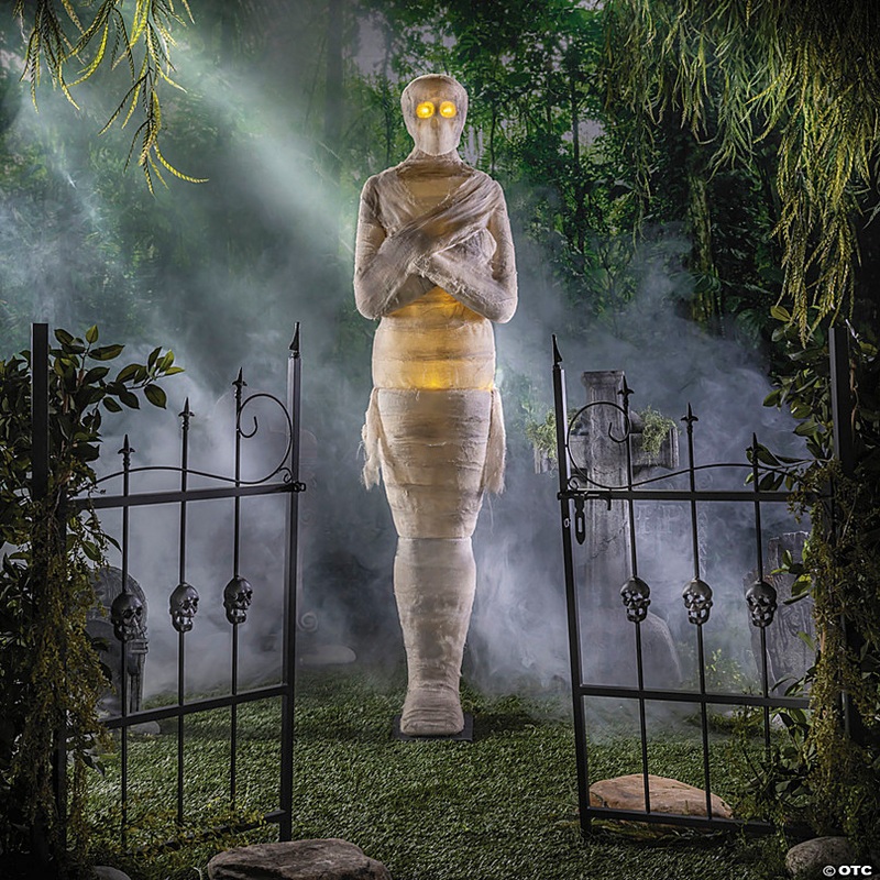 6 Ft. Light-Up Standing Mummy Halloween Decoration