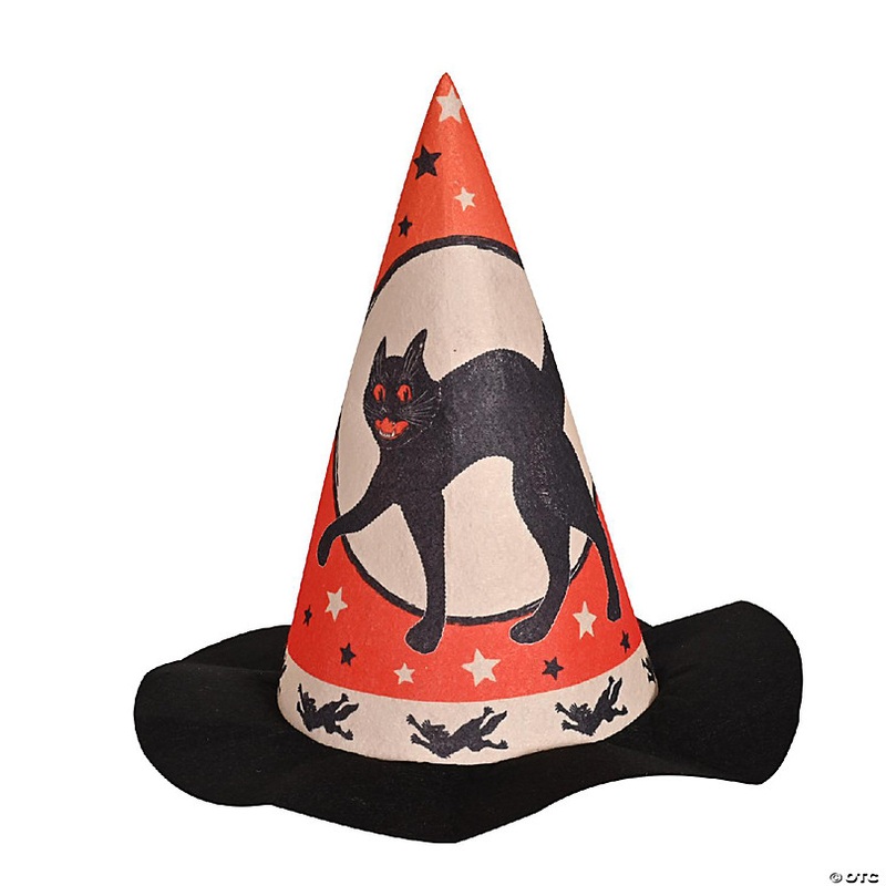Beistle - Vintage Halloween Felt Witch Hat - 12 Pack