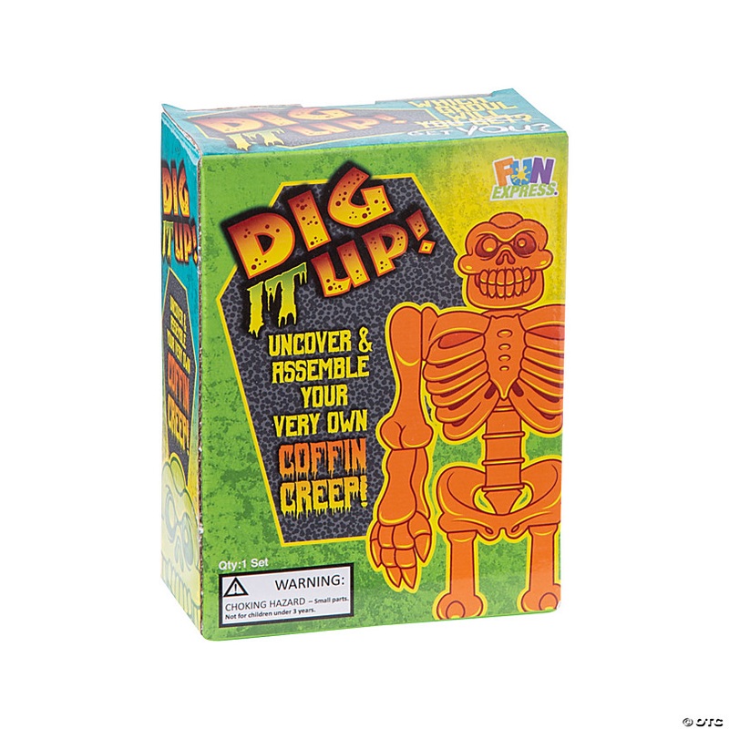 Dig It Up! Halloween Skeleton Coffins - 6 Pc.