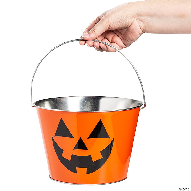 Large Jack-O-Lantern Pails