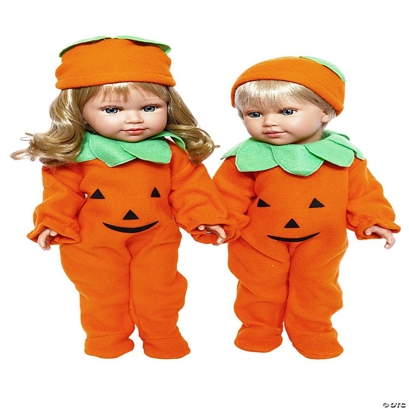 MBD Festive Pumpkin Outfit for 18 Inch Fashion Girl Dolls