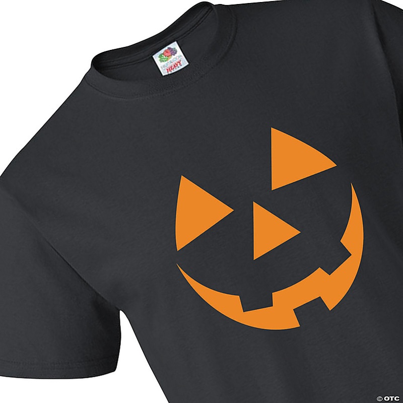 Pumpkin Face Adults T-Shirt