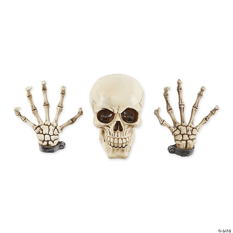 Skeleton Wall Decor Set 3.87X3X5.75