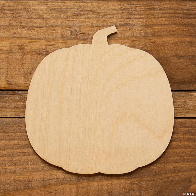 Unfinished Wood Co Laser Seasonal Pumpkin 10pc