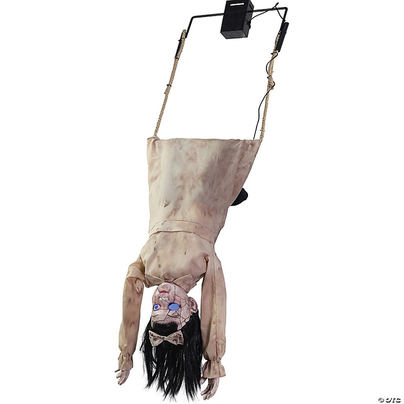 4 Ft. 4 Animated Swinging Head First Halloween Decoration