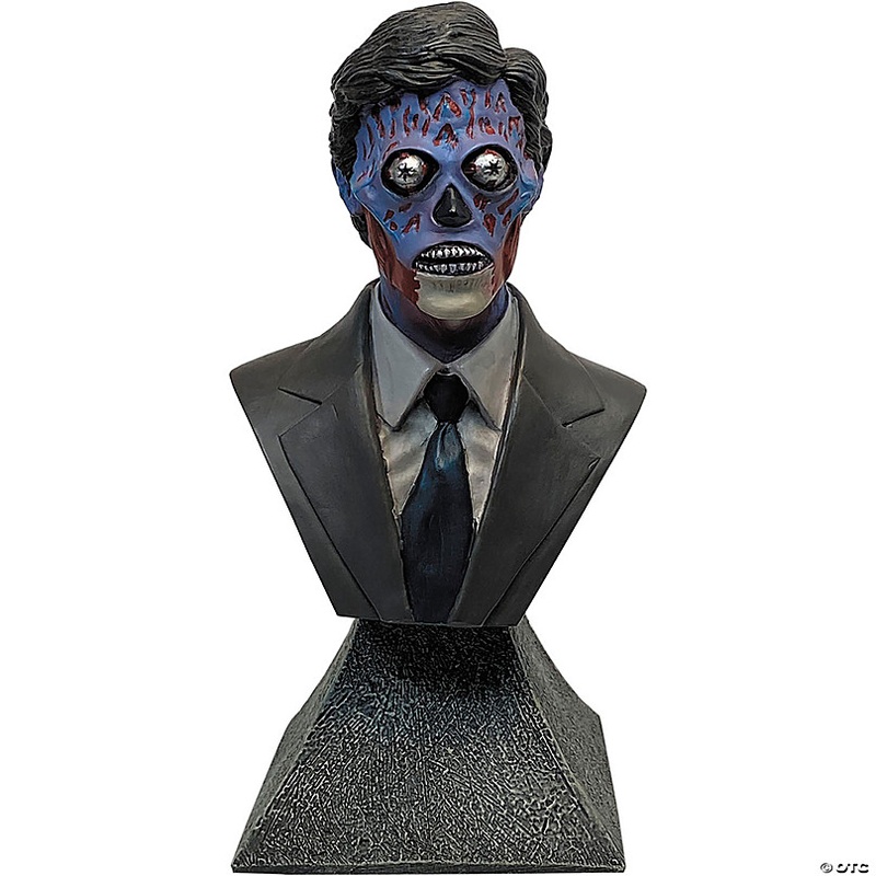 5 John Carpenters They Live The Businessman Mini Bust Collectible Halloween Decoration