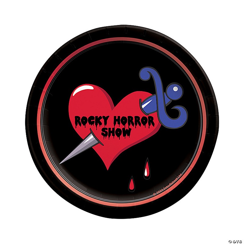 6 3/4 Rocky Horror Picture Show Disposable Paper Dessert Plates - 18 Ct.