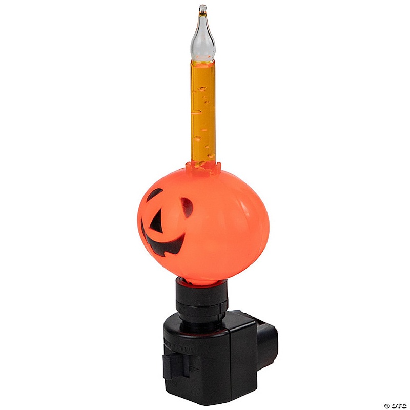 6.5 Jack-O-Lantern Halloween Bubble Night Light