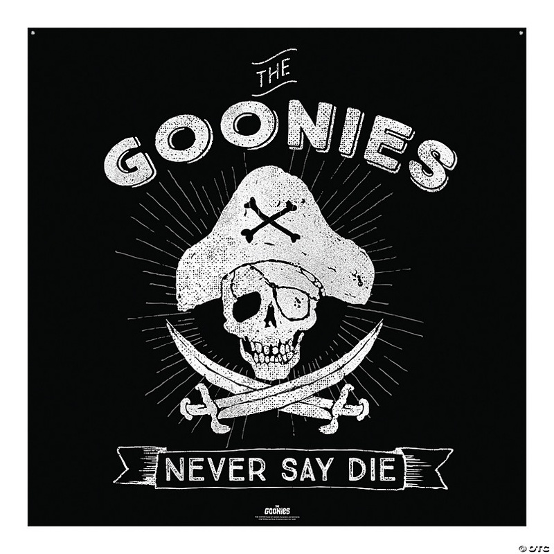 6 ft. The Goonies Skull & Crossed Swords Jolly Roger Backdrop