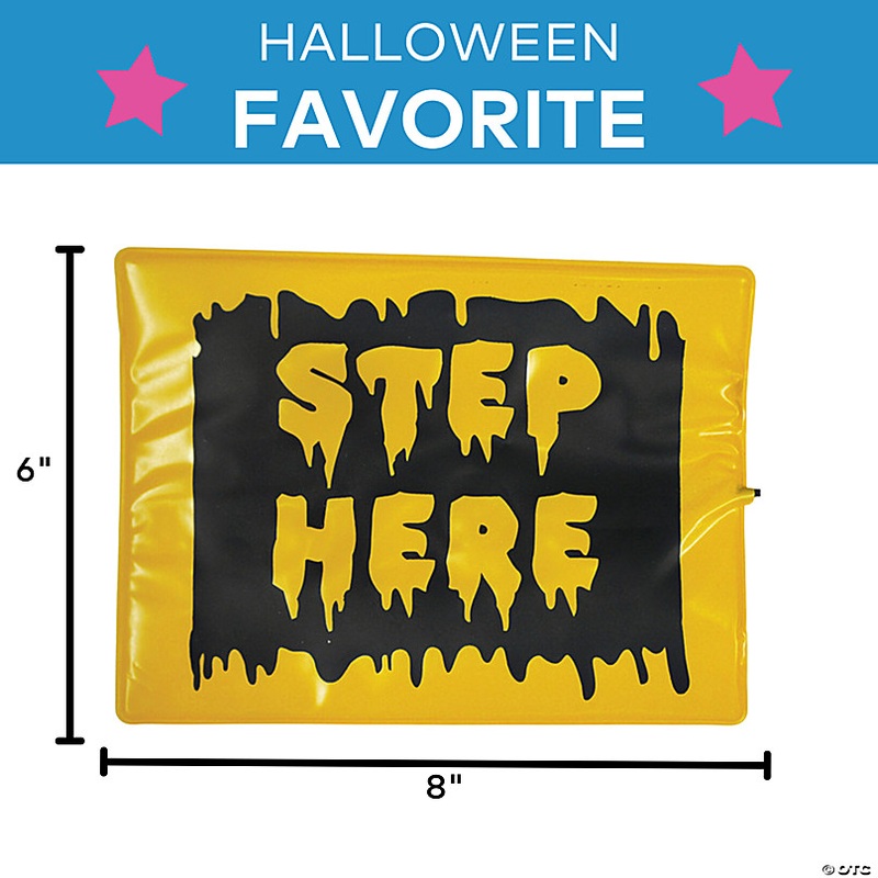 6 x 8 Step Here Wired Activation Pad for Animated Halloween Props