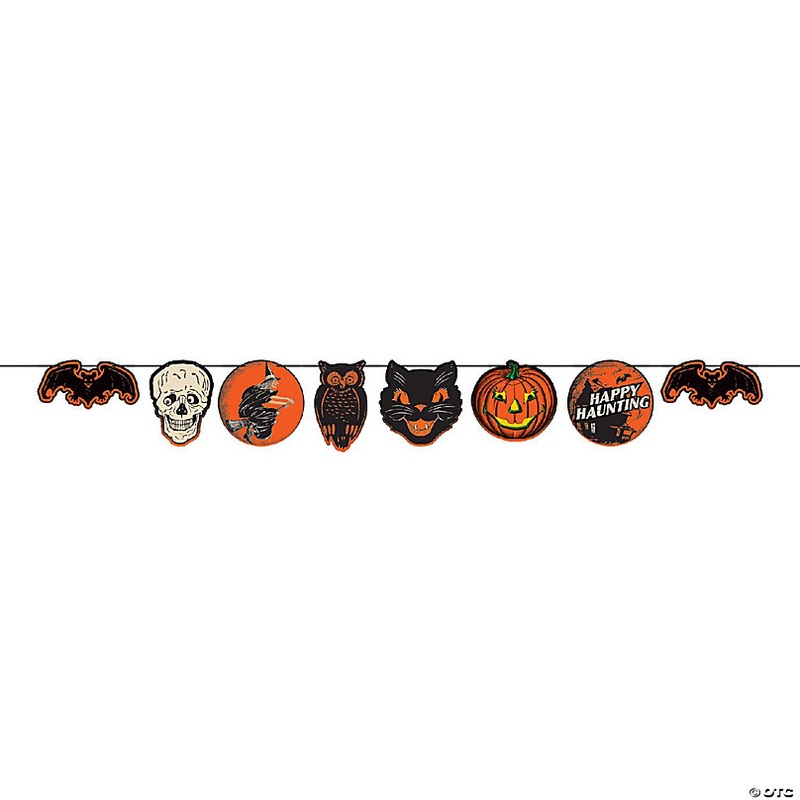 Beistle - Vintage Halloween Streamer - 8 x 6' - 12 Pack