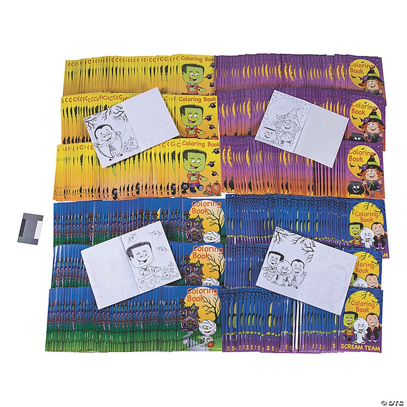 Bulk 504 Pc. Halloween Characters Coloring Books