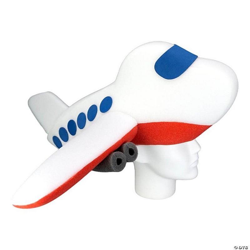 Foam Party Hats Airplane Hat - Photo Booth Prop - Party Favors -Halloween - Crazy Hat Day